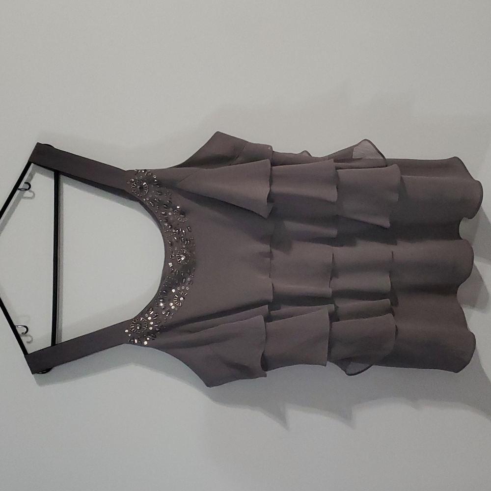 Lane Bryant Grey Tank with Sequins NWT 26/28